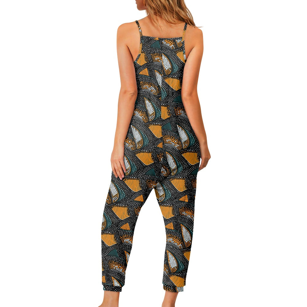 African Ethnic Rompers - Exclusive One-of-a-Kind Luxury Romper - Limited Edition, Ethically Made, and Stylishly Comfortable