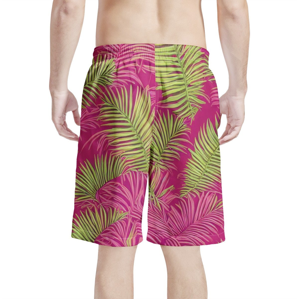 Sago Palm - Good Fortune, Longevity, Wealth Men's All Over Print Board Shorts