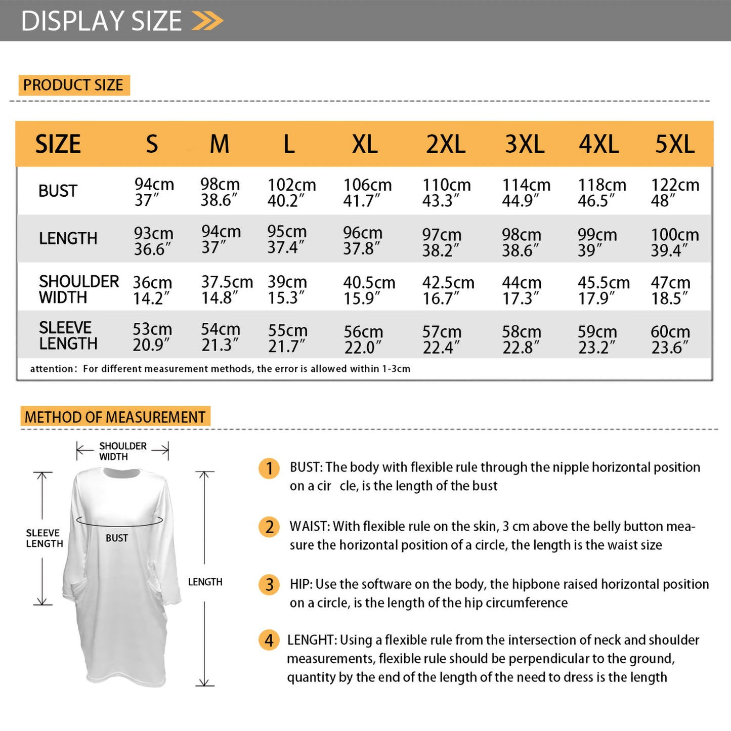 Rainbow Long sleeve nightdress