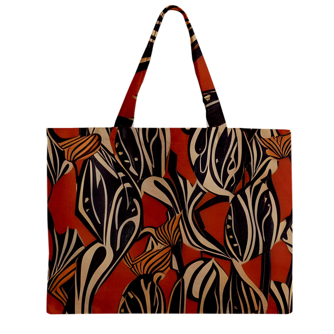 African - Ethnic Zipper Mini Tote Bag