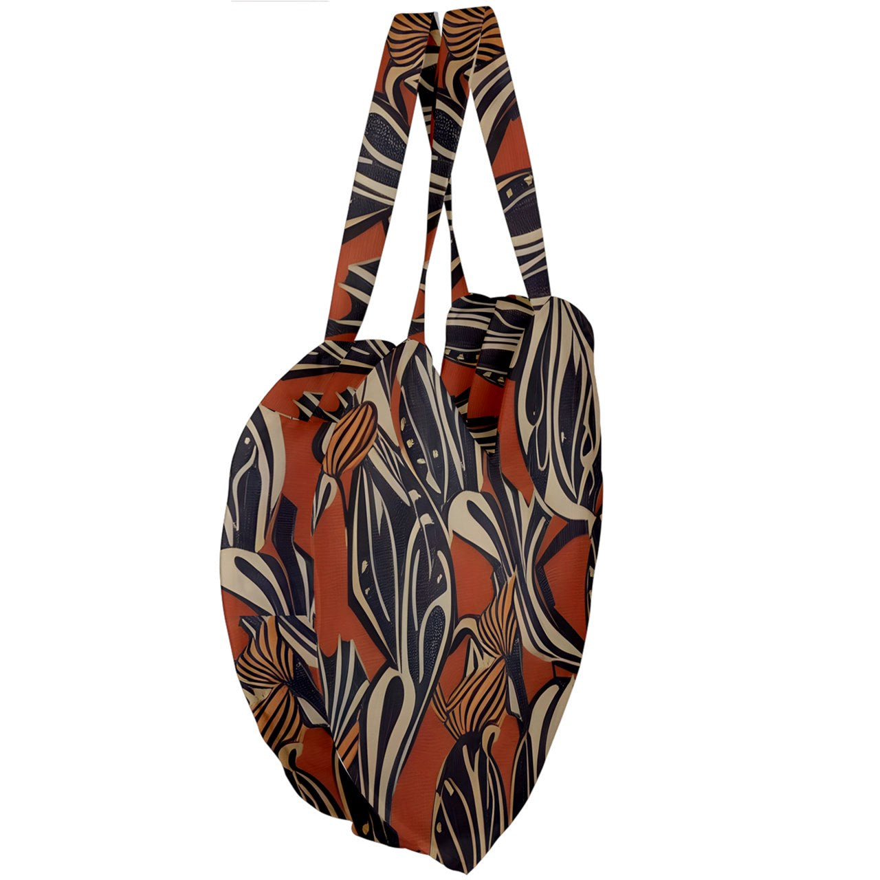 African - Ethnic Giant Heart Shaped Tote