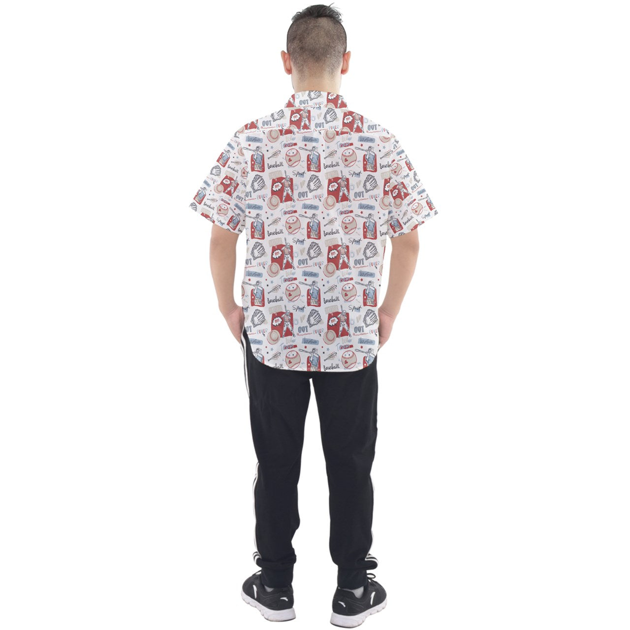 Baseball Men's Hawaiian Shirt | Men's Aloha Shirt