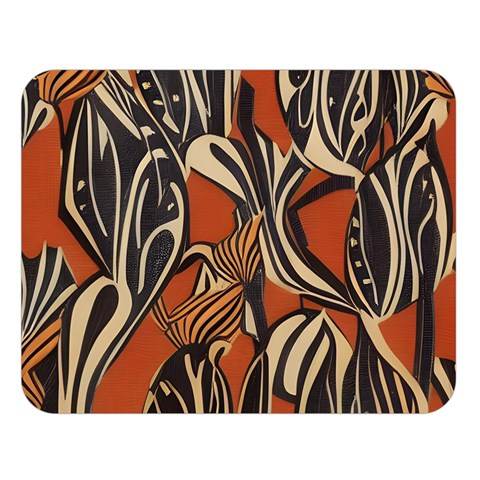 African - Ethnic Premium Plush Fleece Blanket (Large)