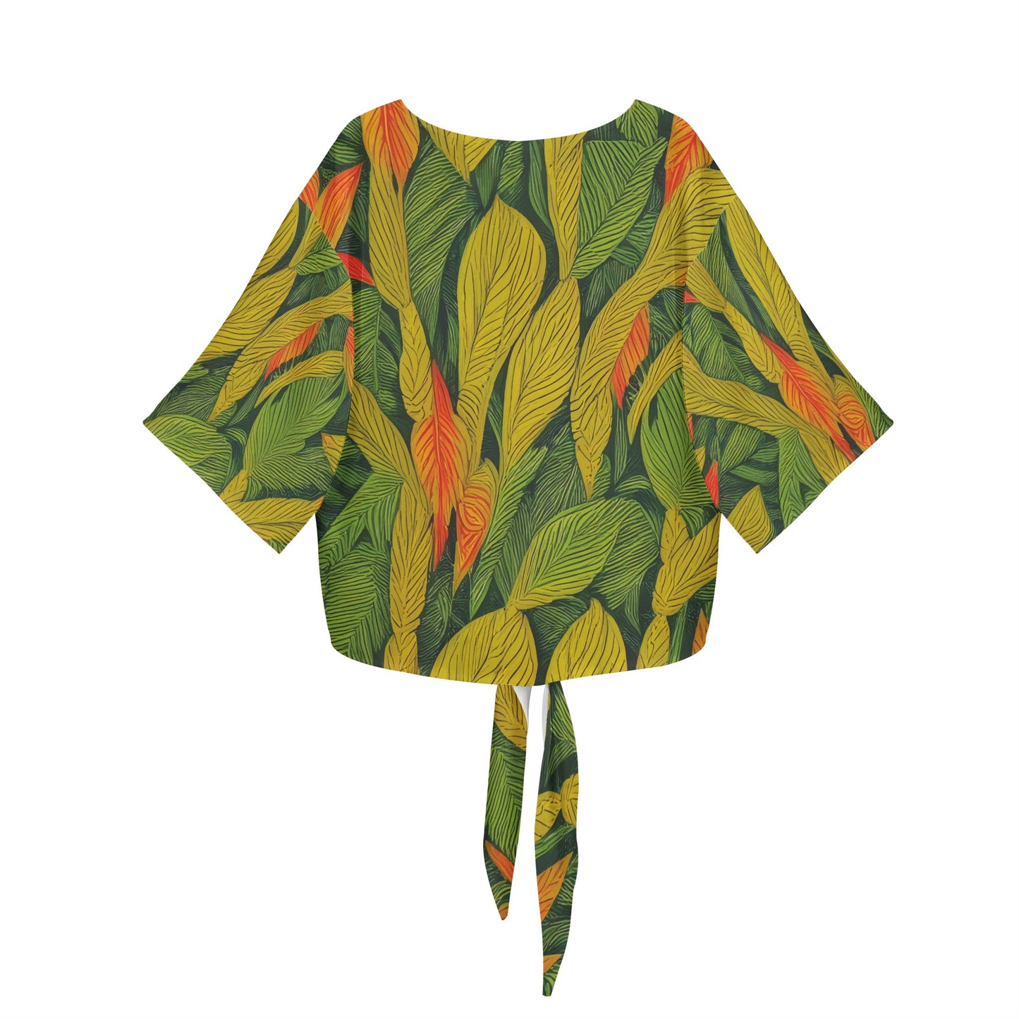Indian Shot Women V-Neck Streamers Blouse