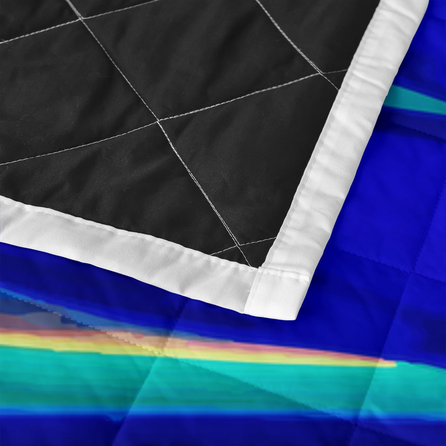 Rainbow Confusion Quilt Bed Set
