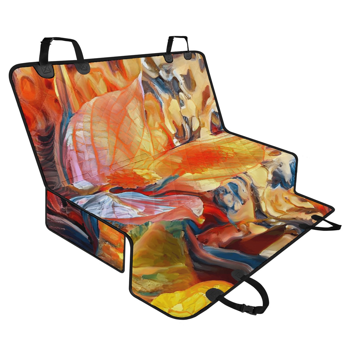 Golden Peace Lily Pet Seat Covers