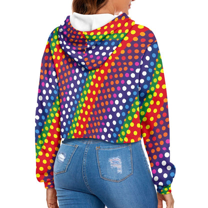 Women's midriff-baring sweatshirt