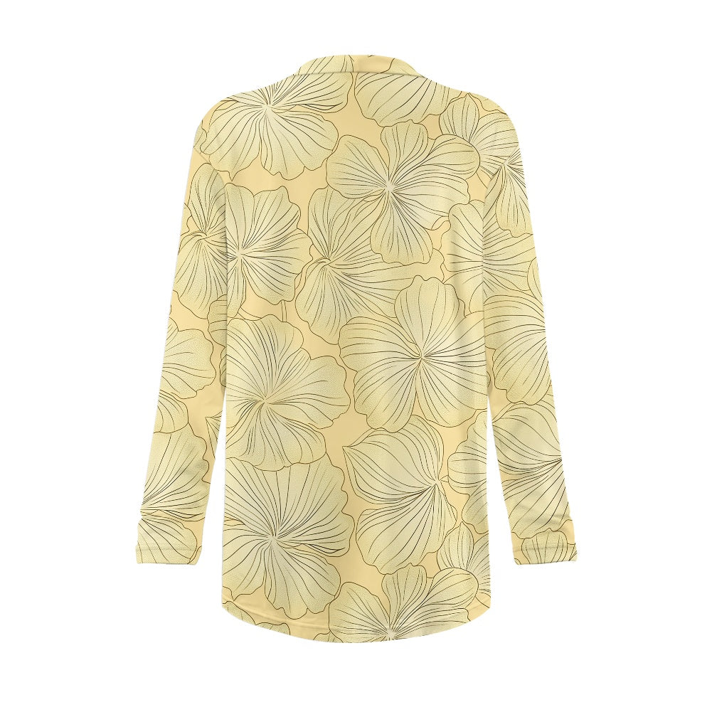 Long-sleeved cardigan jacket