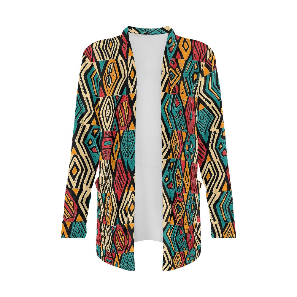 Long-sleeved cardigan jacket