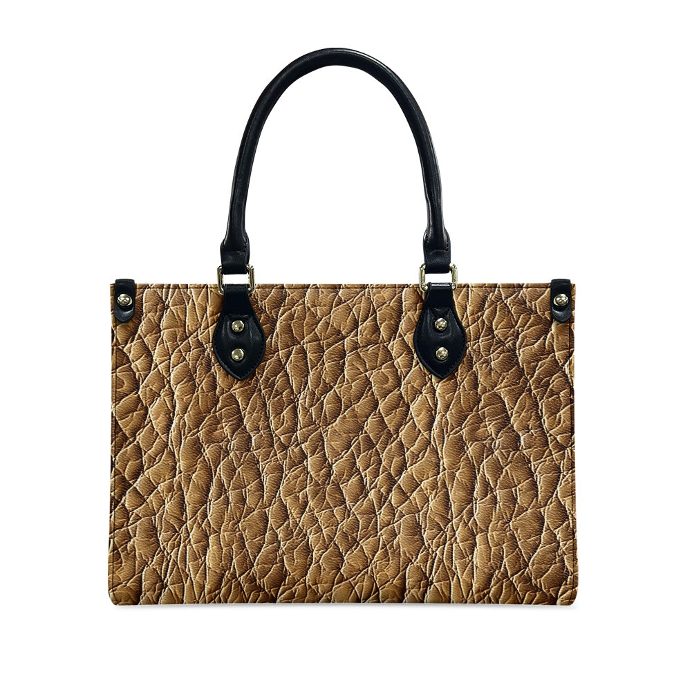 Women's PU leather twill handbag