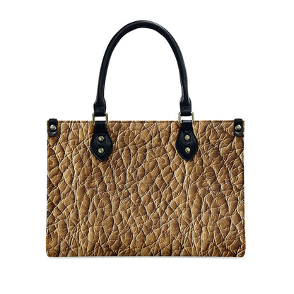 Women's PU leather twill handbag