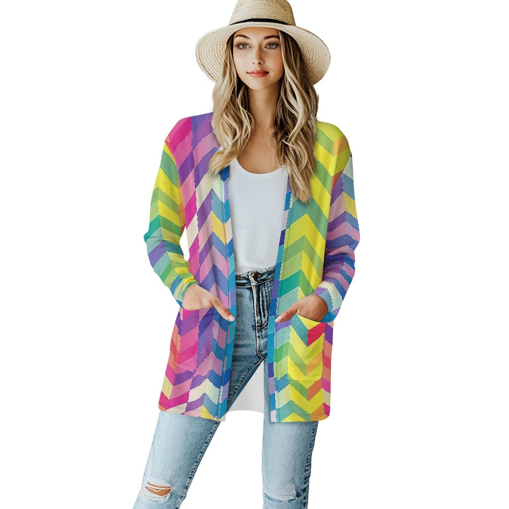 Long-sleeved cardigan jacket