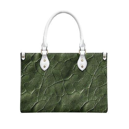 Verdant Harmony: Nature-Inspired PU Leather Twill with Modern Flair Women's Handbag