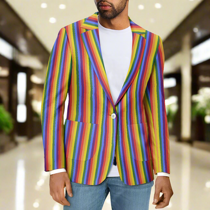 Rainbow Men's casual blazer