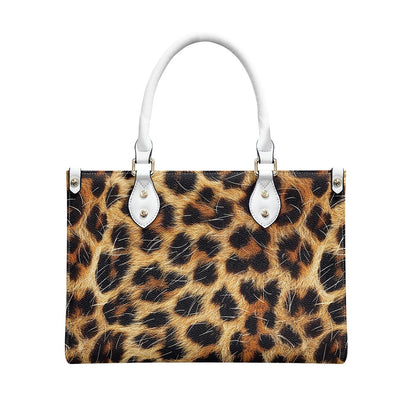 Leopard Pattern for Women's PU leather twill handbag