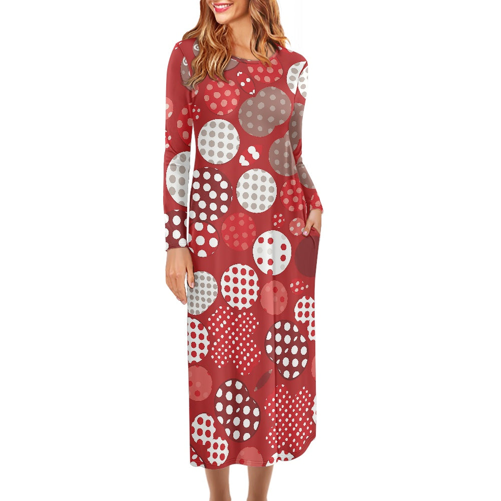 Long sleeves dress white