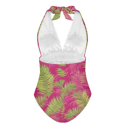 All-Over Print Women's High Cut One-piece Swimsuit