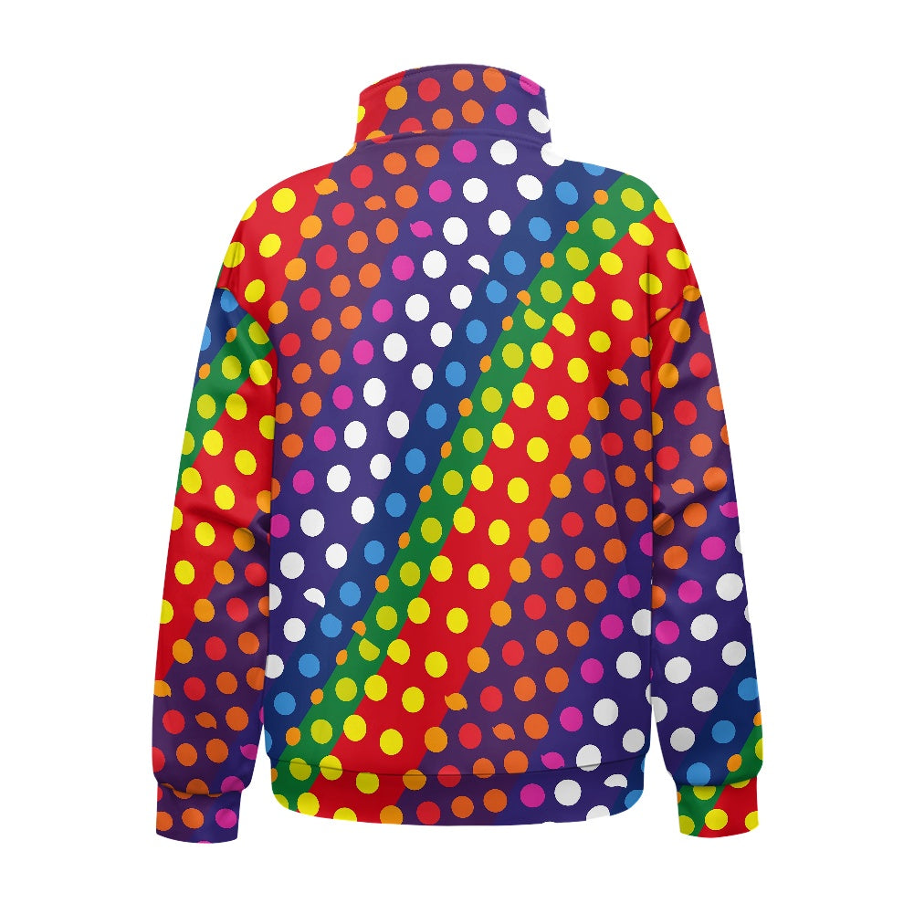 Women's long sleeve zipper sweatshirt