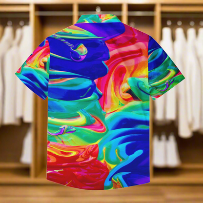 Rainbow Pride | Gay Pride | LGBTQ Pride | Men's Hawaiian Shirt | Men's Aloha Shirt