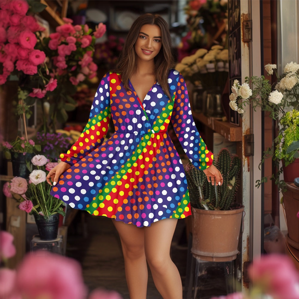 Women's V-neck dress