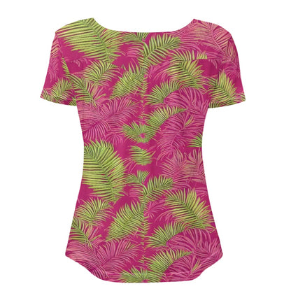 Casual Round Neck Short Sleeve T-shirt