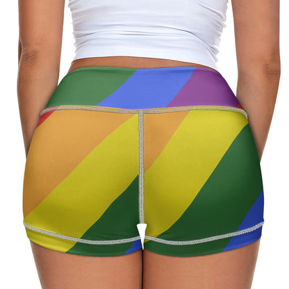 Handmade LGBTQ Rainbow Pride Yoga Pants | Eco-Friendly, Designed in USA