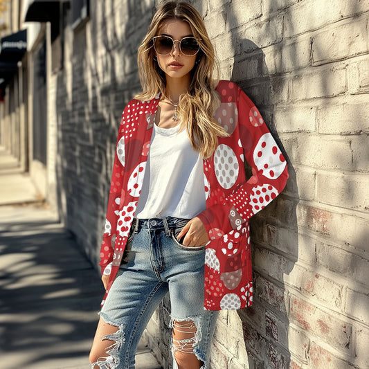 Long-sleeved cardigan jacket