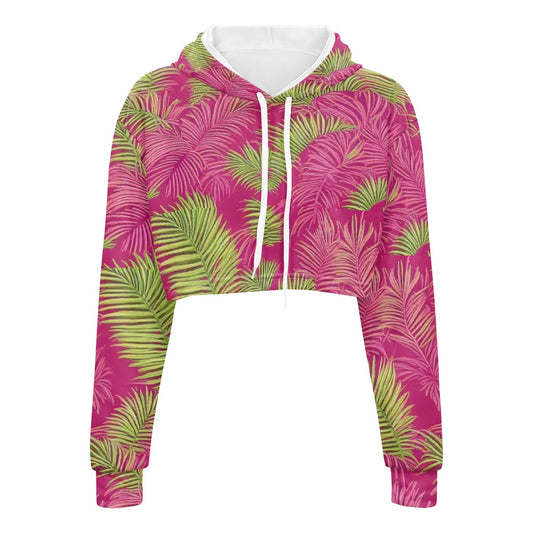 Woman's short sweatshirt white
