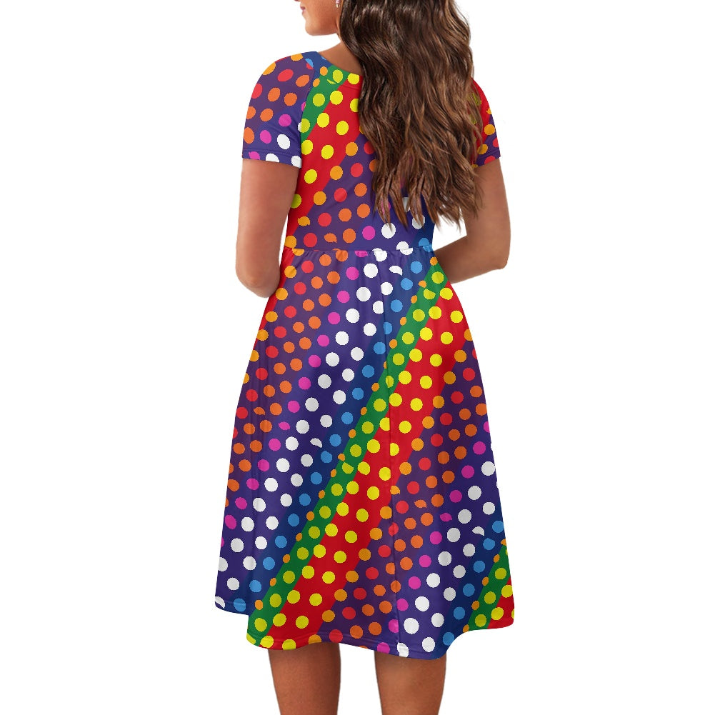 Women's short sleeve dress