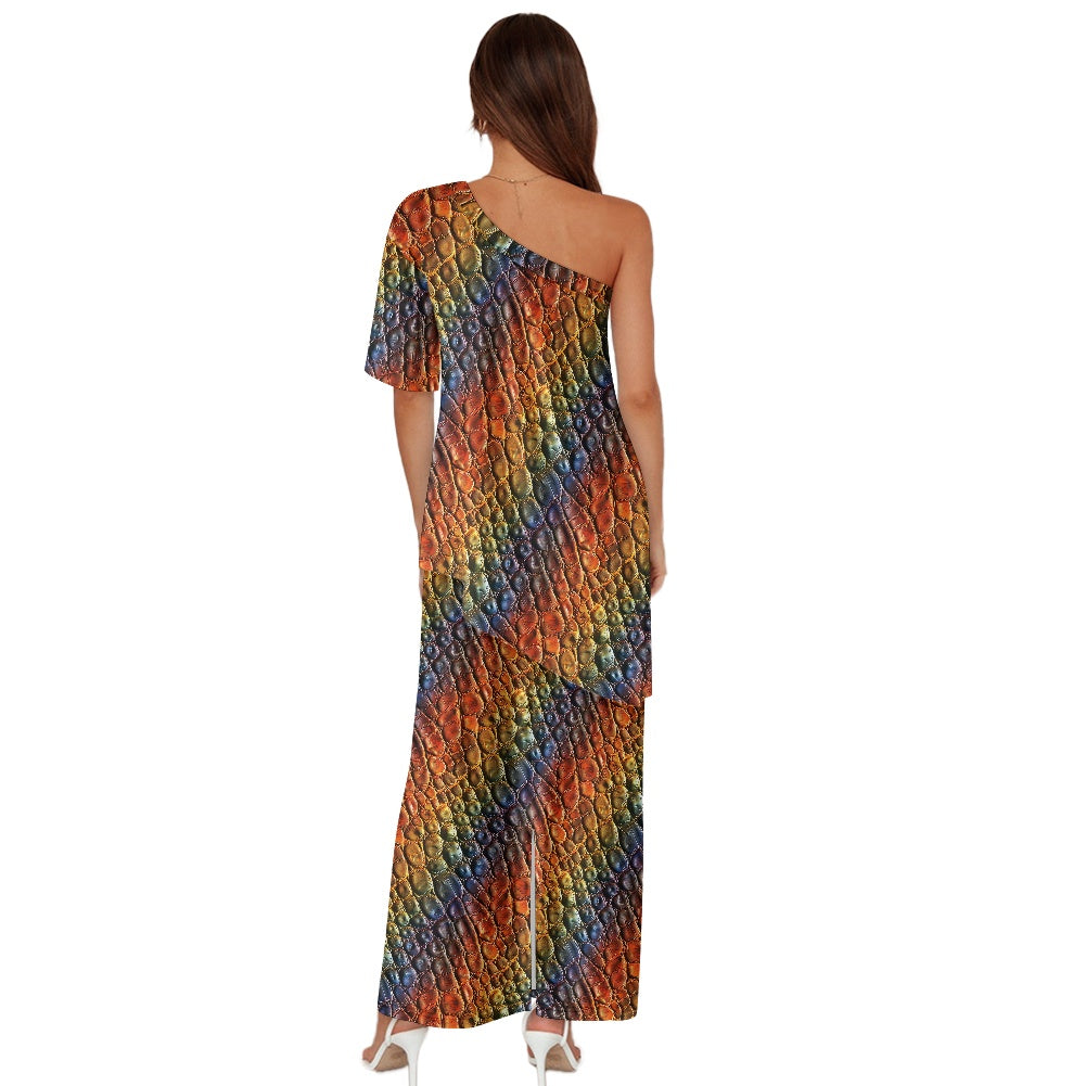 Elegant Off-Shoulder Two-Piece Dress for Women