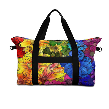 Rainbow Floral Lightweight luggage