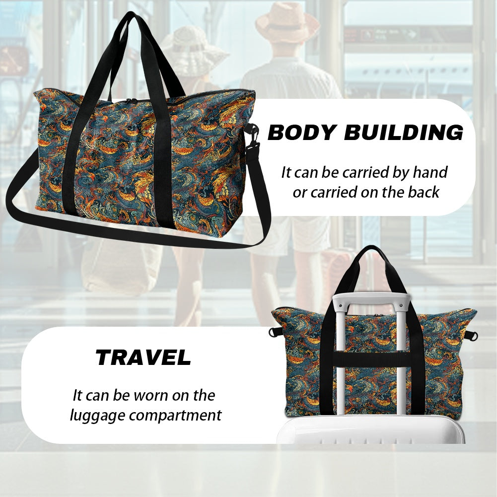 Chinese Dragon and Phoenix Lightweight luggage