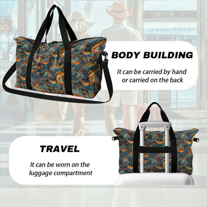 Chinese Dragon and Phoenix Lightweight luggage