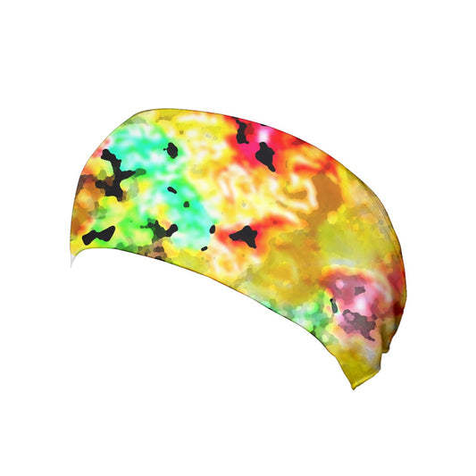 Hibiscus Impressionist Yoga Headband