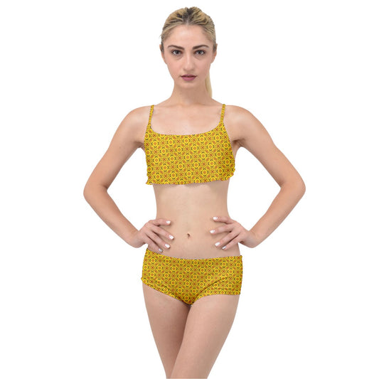 Toghu Layered Top Bikini Set