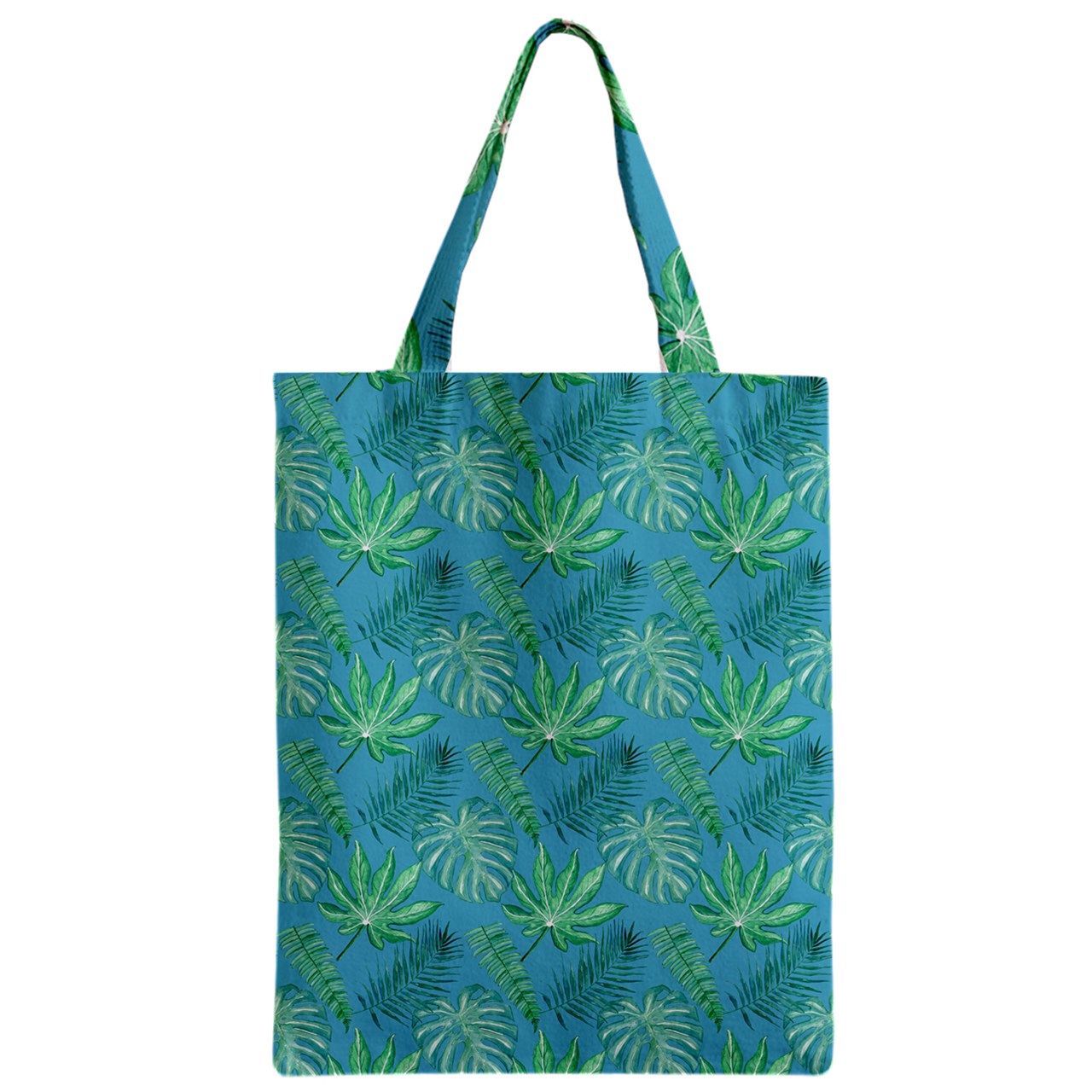 Monstera Zipper Classic Tote Bag