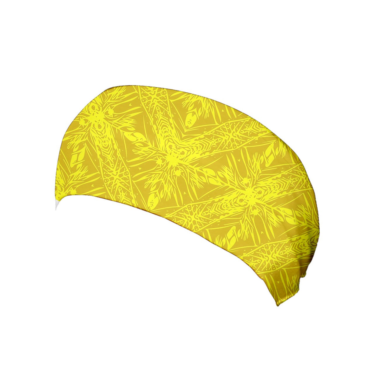 Yellow Fern Yoga Headband