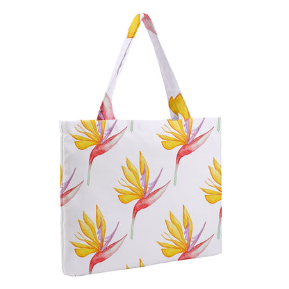 Zipper Medium Tote Bag Bird of Paradise