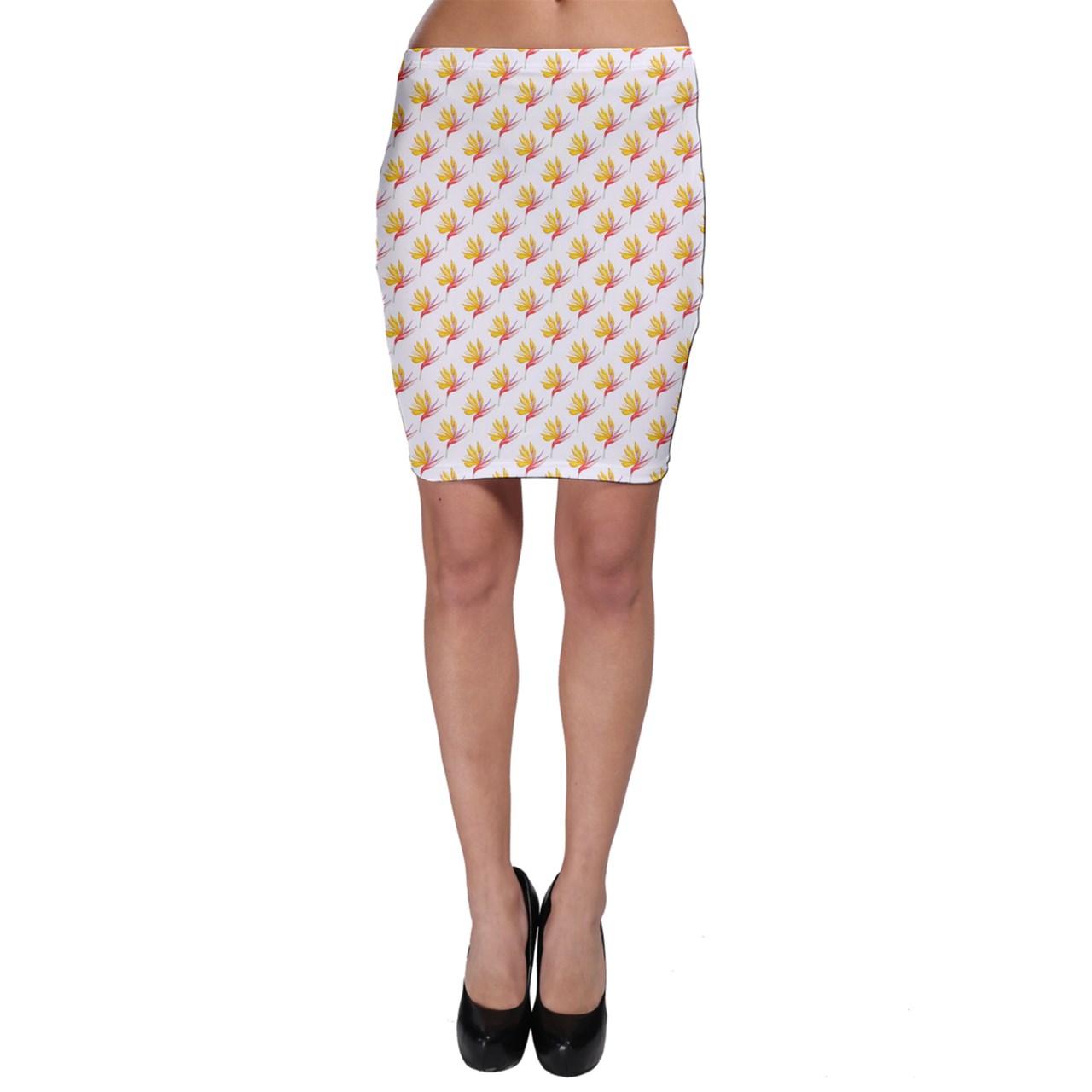 Bodycon Skirt Bird of Paradise
