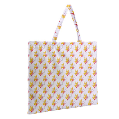 Zipper Large Tote Bag Bird of Paradise