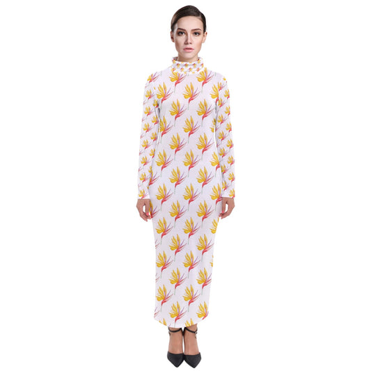 Turtleneck Maxi Dress Bird of Paradise