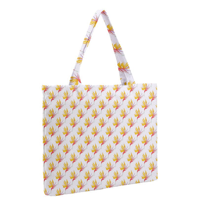 Zipper Medium Tote Bag Bird of Paradise