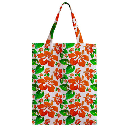 Zipper Classic Tote Bag Hibiscus