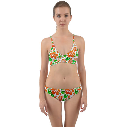 Wrap Around Bikini Set Hibiscus