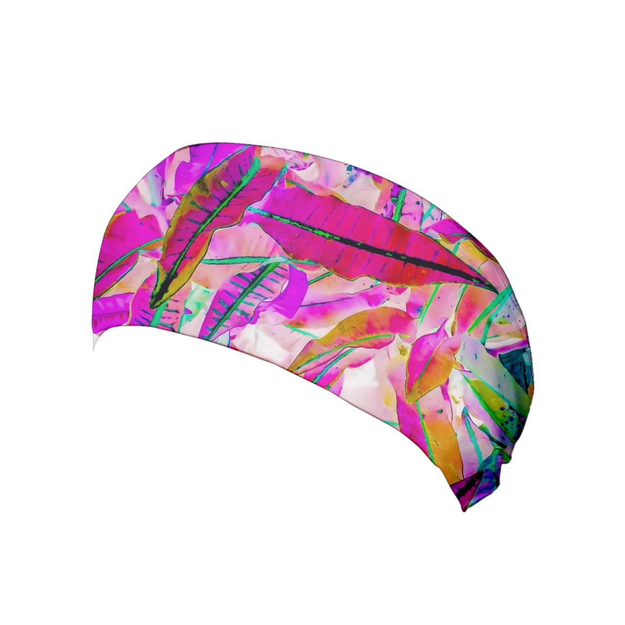 Yoga Headband Purple Croton
