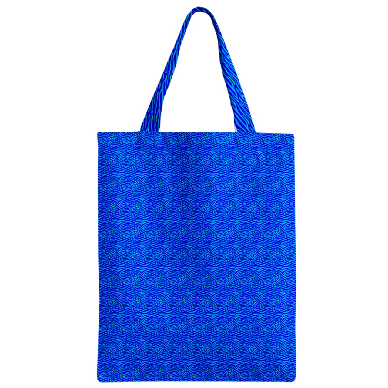 Zipper Classic Tote Bag Blue Wave