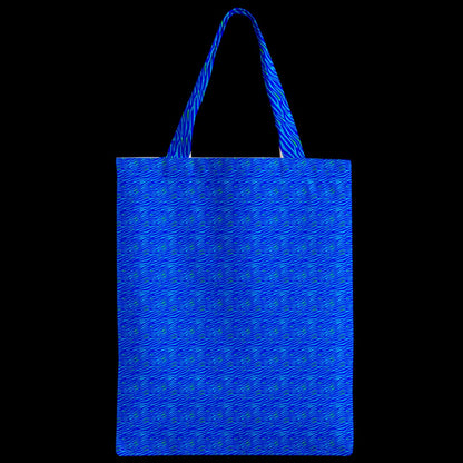 Zipper Classic Tote Bag Blue Wave