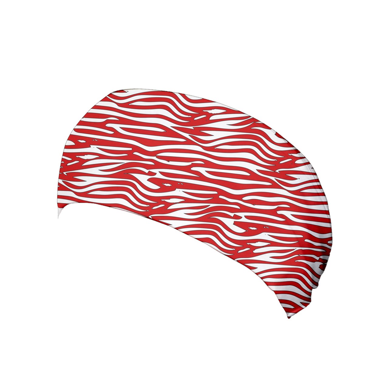 Yoga Headband Red Stripes