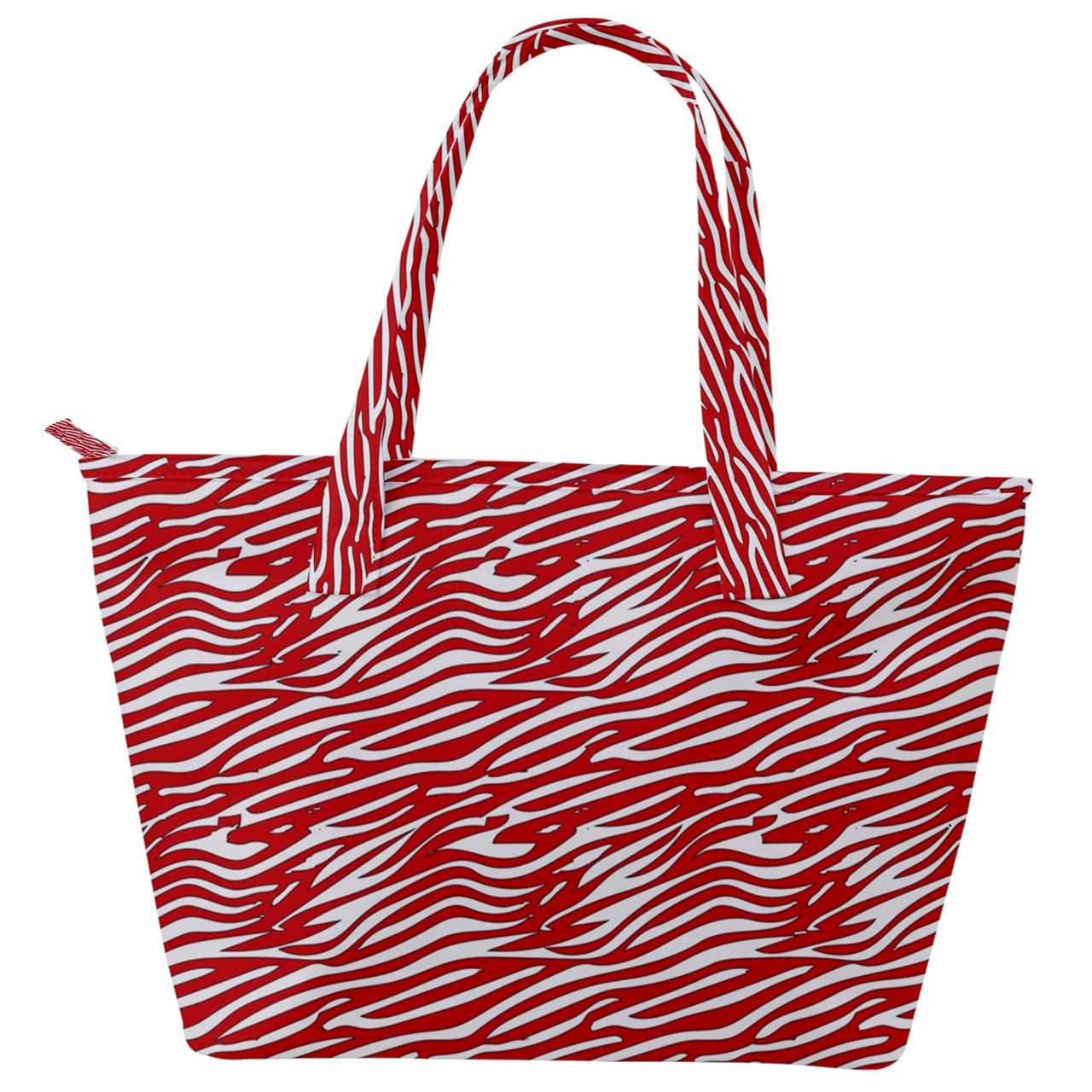 Back Pocket Shoulder Bag Red Stripes