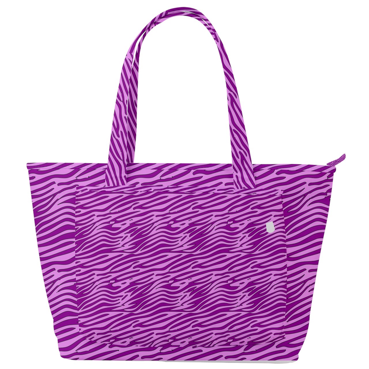 Back Pocket Shoulder Bag Pink and Purple Stripes